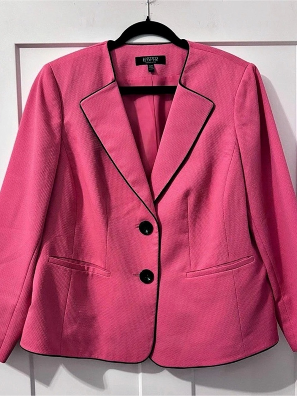 Kasper Separates Blazer in Pink Size 16W Like New